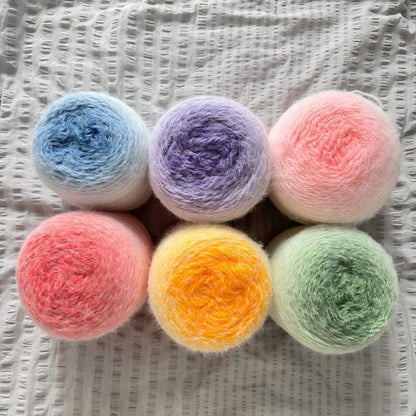 Gradient Yarn | Soft Acrylic Nylon Blend | 200g 416yds | Worsted #4 for Crochet & Knitting