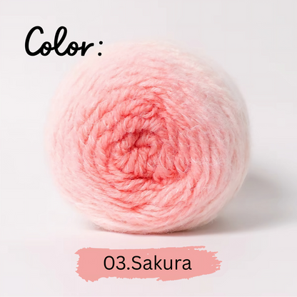 Gradient Yarn | Soft Acrylic Nylon Blend | 200g 416yds | Worsted #4 for Crochet & Knitting