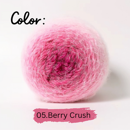 Gradient Yarn | Soft Acrylic Nylon Blend | 200g 416yds | Worsted #4 for Crochet & Knitting